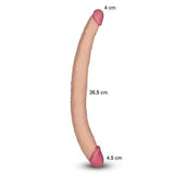 36,5 cm Lovetoy Lady &Ccedil;ift Taraflu0131 Realistik Dildo Anal Vajinal Penis - LV2214