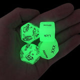 [DEV İNDİRİM] %45 İndirim – Fosforlu 4 Adet Fantezi ve Aşk Pozisyon Zarları - CA-BDM1113