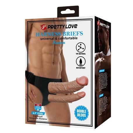 4 cm Dolgulu İçi Boş Belden Bağlamalı Çatal Protez - BDM1375