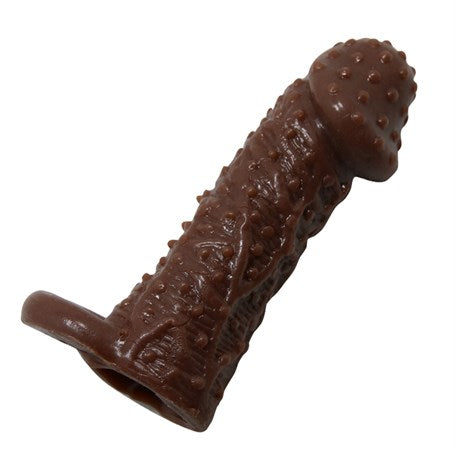 4 cm Uzatmalı Damarlı Penis Kılıfı - BDM1613