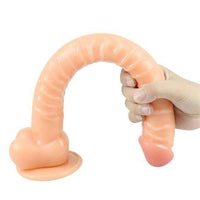 Belden Bağlamalı 40 cm Gerçekçi Uzun & Kalın Dildo Penis - BDM1522B