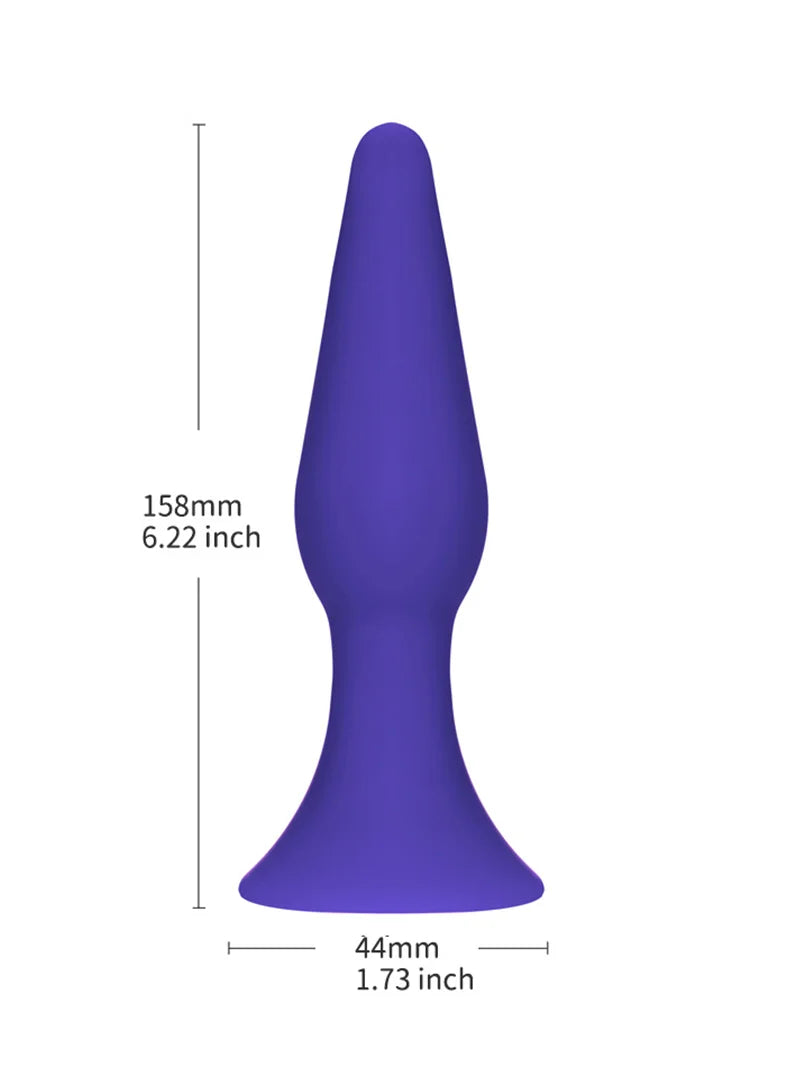 NOXXX Funbums 3'lü Anal Plug Seti – Mavi - 401040B