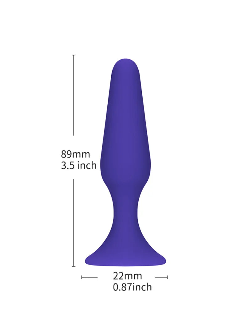 NOXXX Funbums 3'lü Anal Plug Seti – Mavi - 401040B