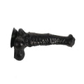 Belden Bağlamalı 43 cm Et Dokulu Gerçekçi Çift Katmanlı Sünnetsiz Silikon Zenci Penis - Horse Power 3 - BDM1583SB