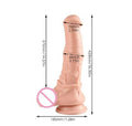 43 cm Et Dokulu Gerçekçi Çift Katmanlı Sünnetsiz Silikon Penis - Horse Power 3 - BDM1583