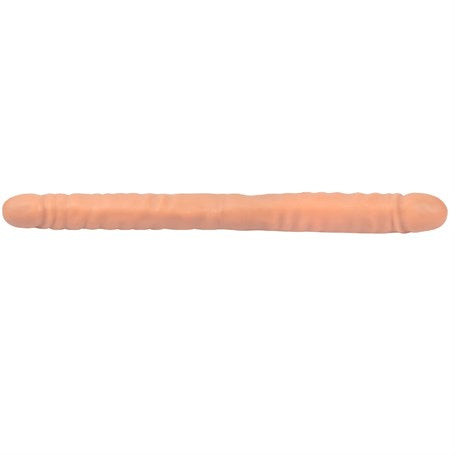 46 cm Çift Taraflı Realistik Dildo Anal Vajinal Penis - PS146