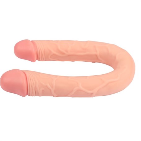 46 cm Realistik Çatal Dildo Anal Vajinal Penis - Blake - BDM10065