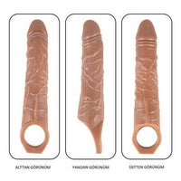 6 cm Dolgulu Realistik Penis Kılıfı - CA-BDM1524