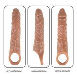 6 cm Dolgulu Realistik Penis Kılıfı - CA-BDM1524