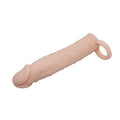 6 Cm Dolgulu Realistik Uzatmalı Penis Kılıfı Dildo Ten Rengi Penis - B1214