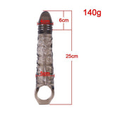 6 cm Dolgulu Realistik Zenci Penis Kılıfı - CA-BDM1524S