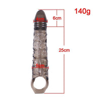 %10 İndirim – 6 cm Dolgulu Realistik Zenci Penis Kılıfı - CA-BDM1524S
