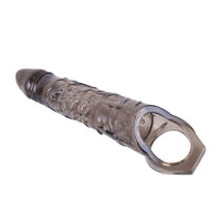 %10 İndirim – 6 cm Dolgulu Realistik Zenci Penis Kılıfı - CA-BDM1524S