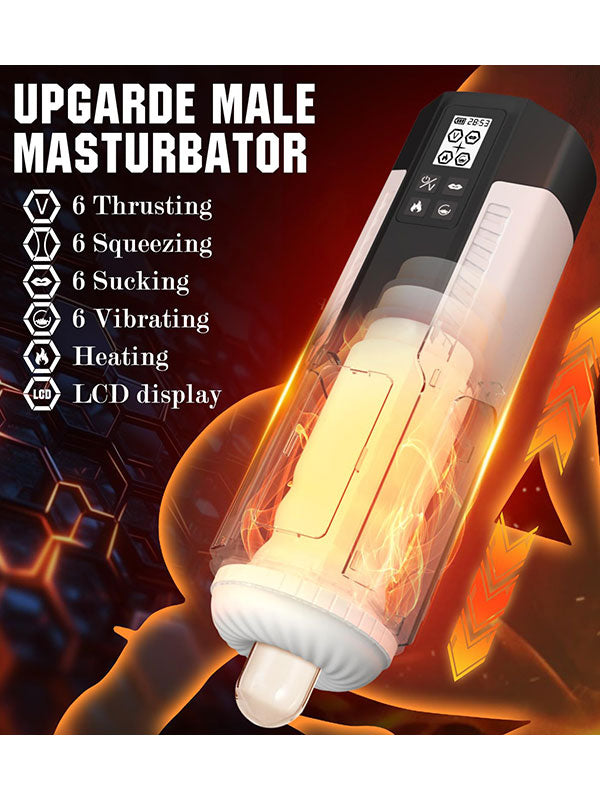NOXXX Max Thrust Isıtmalı Şarjlı Vakumlu Mastürbatör - 603304