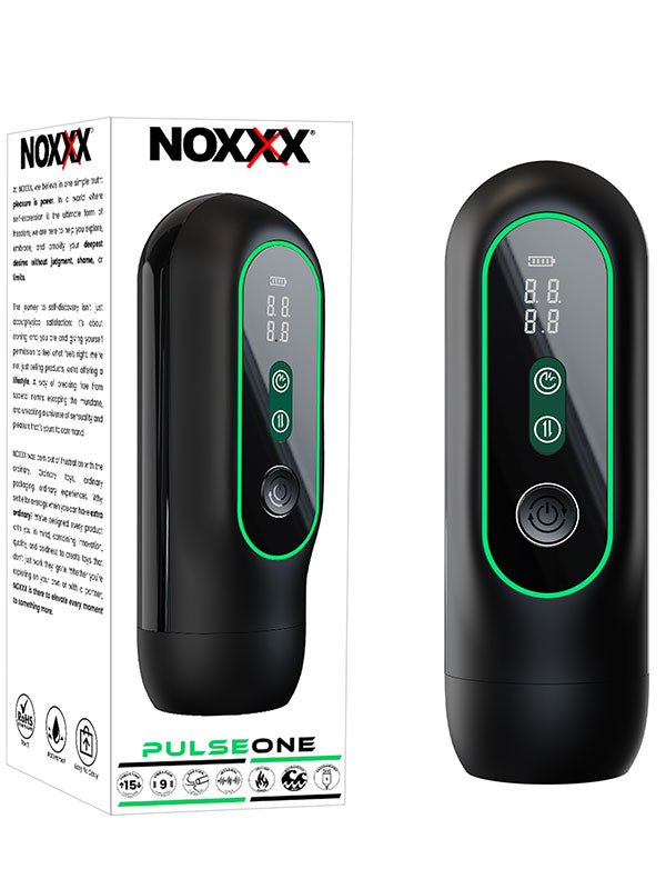 NOXXX PulseOne Isıtmalı Sesli İleri Geri Hareketli Titreşimli Vakumlu Otomatik Mastürbatör - 603305