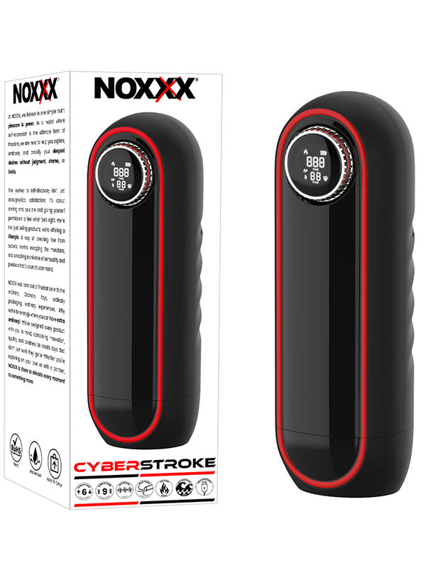NOXXX CyberStroke Isıtmalı Thrusting Vakumlu Titreşimli Ses Özellikli Mastürbatör - 603307