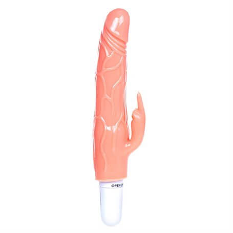 20 cm Klitoris Uyarıcılı Titreşimli Vibratör Dildo Penis - CA-BDM1048