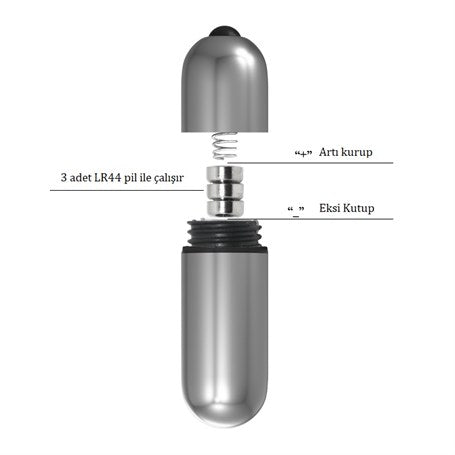 6,2 cm Mini Aşk Vibratörü - BDM1459