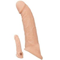 6,5 cm Dolgulu Realistik Penis Kılıfı - LS-217