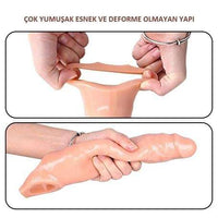 7 cm Dolgulu Realistik Zenci Penis Kılıfı - CA-BDM1525S