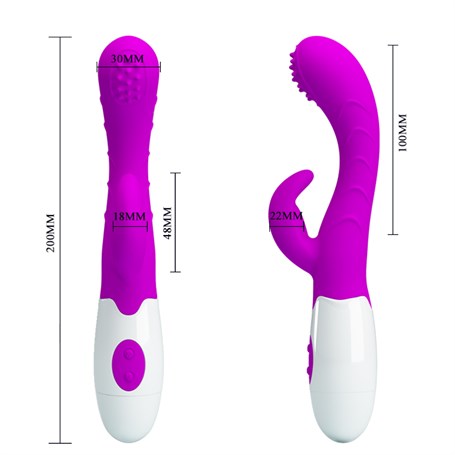 7 Fonksiyonlu Klitoris G-Spot Uyarıcılı Teknolojik Vibratör - BDM4218