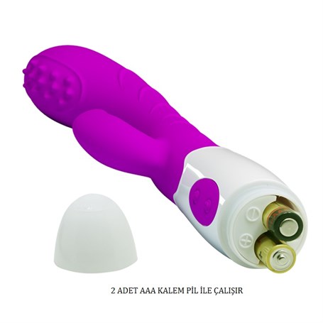 7 Fonksiyonlu Klitoris G-Spot Uyarıcılı Teknolojik Vibratör - BDM4218