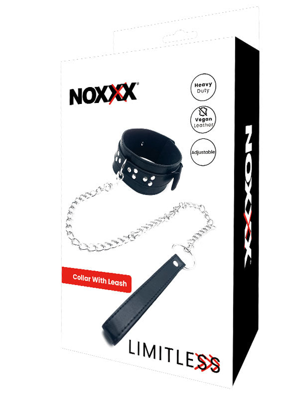 NOXXX LIMITLESS Siyah Deri Boyun Tasması - 709301