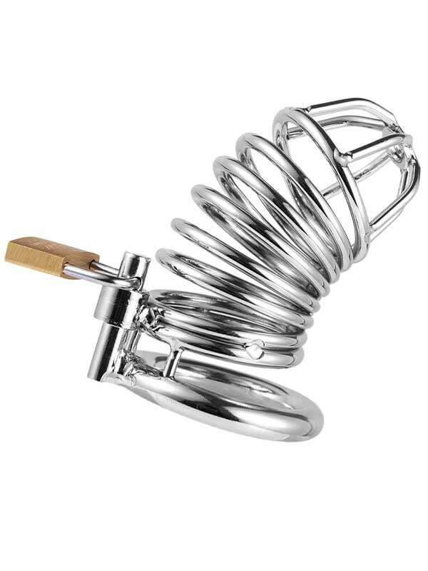 Censan BDSM Paslanmaz Çelik Penis Kafesi ModelNo3 - C-YN3074