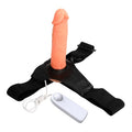 7,5 cm Dolgulu Titreşimli Protez Strapon - BDM1025