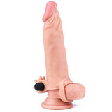 %15 İndirim – 5 cm Uzatmalı Realistik Titreşimli Penis Kılıfı X-TENDER - CA-LV1063F