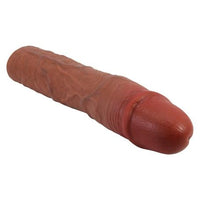 7,6 cm Dolgulu Premium Melez Rengi Silikon Penis Kılıfı - Stevenson - BDM1416