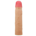 20,5 cm 7,6 cm Dolgulu Premium Ten Rengi Silikon Penis Kılıfı - Kylian - BDM1393