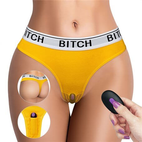 USB Şarjlı 7 Fonksiyonlu Çamaşır İçi Uzaktan Kumandalı Vibratör - LV770202L
