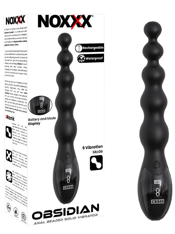NOXXX Obsidian Boncuklu Anal Vibratör - 802165