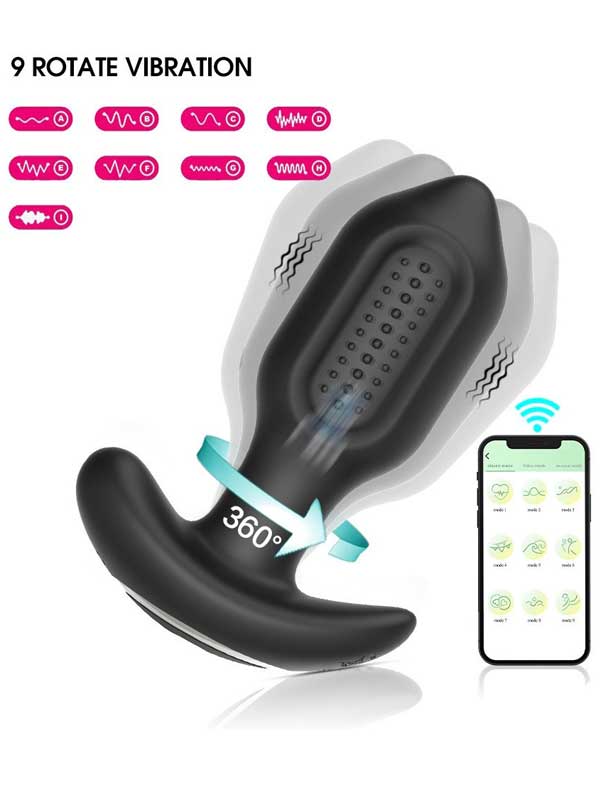 NOXXX A-Heros BUDD APP Kontrol ve Uzaktan Kumandalı 360° Anal Plug - 802166