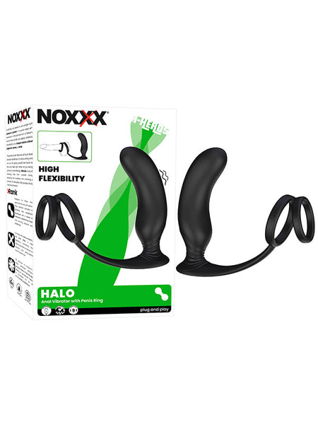 NOXXX Halo Penis Halkalı Prostat ve Şarjlı Anal Masaj Vibratörü - 802167
