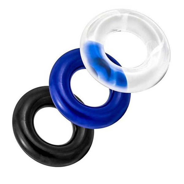 SM Üçlü Silikon Penis Halkası - FA-PR-02