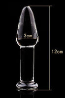 SM Rita Glass Romance Cam Anal Plug - FA-GT-02-B