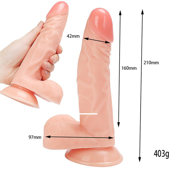 Ryan 21 Cm Vantuzlu Realistik Dildo Penis - FA-XM267