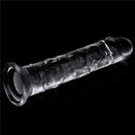 Yeni Nesil 18 Cm Süper Vantuzlu Özel Kalın Şeffaf Dildo Penis - FA-LV310015