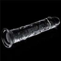 Yeni Nesil 18 Cm Süper Vantuzlu Özel Kalın Şeffaf Dildo Penis - FA-LV310015