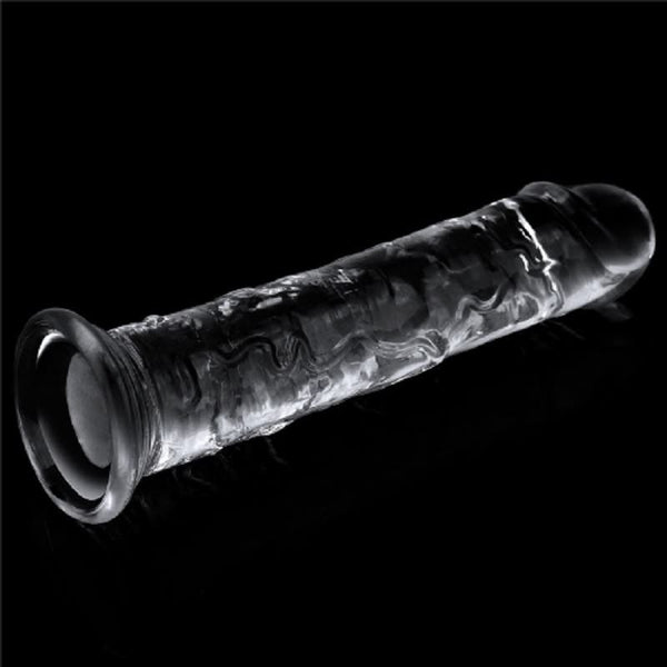 Yeni Nesil 18 Cm Süper Vantuzlu Özel Kalın Şeffaf Dildo Penis - FA-LV310015