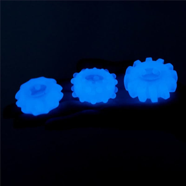 Gece Parlayan Fosforlu 3'lü Penis Halkası - FA-LV343010