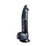 31 cm Realistik Büyük Boy Vantuzlu Siyah Penis Dildo - FA-XM288S