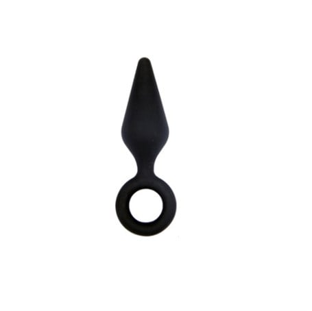 8,7 cm Halkalı Silikon Anal Tıkaç (Plug) - CA-BDMS85