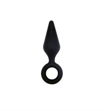 8,7 cm Halkalı Silikon Anal Tıkaç (Plug) - CA-BDMS85