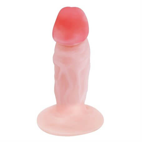 11 cm Vantuzlu Damarlı Penis Anal Plug - B1113