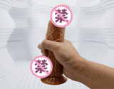 Yeni Nesil Çift Katmanlı Belden Bağlamalı 18 cm Realistik Dildo Penis - BDM8102NB