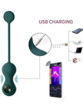 Magic Motion Crystal Duo Telefon Kontrollü Kegel Egzersiz Topları - FUN06AB