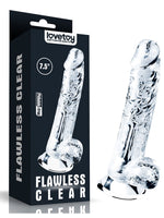 Flawless 7.5'' Clear Jel Dildo 19 cm - LV310016